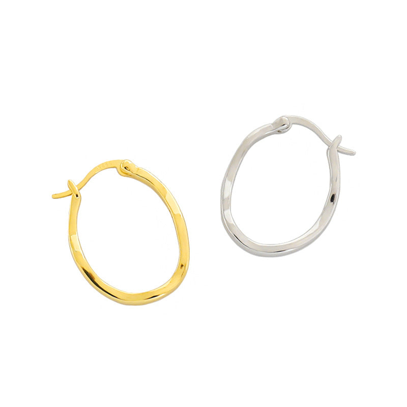 Organic Hoop Earrings