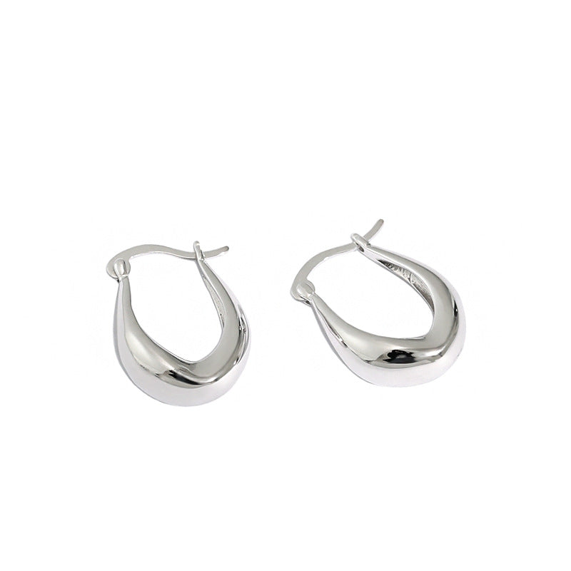 Thick Hoop Earrings