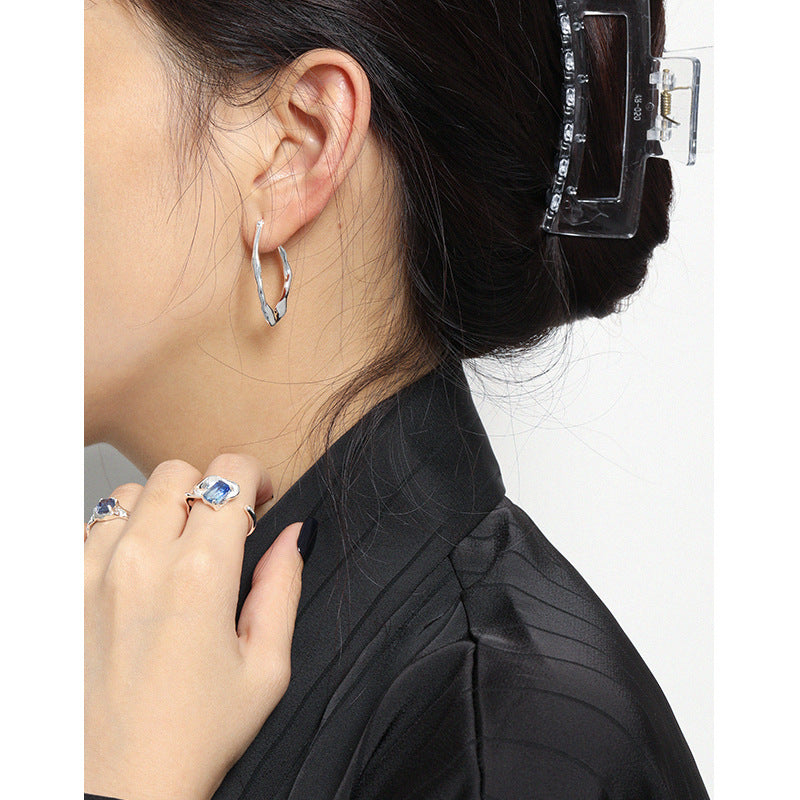 Irregular Hoop Earrings