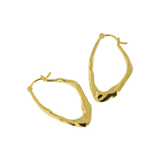 Irregular Hoop Earrings