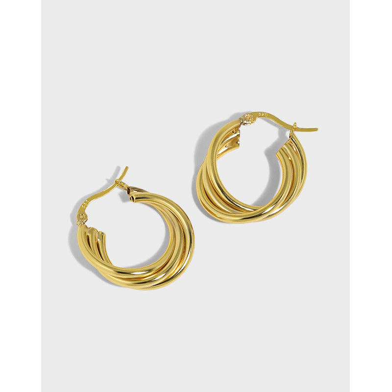 Multi Layer Hoop Earrings