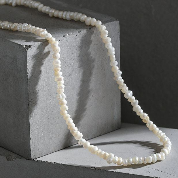 Natural Baroque Pearl Necklace