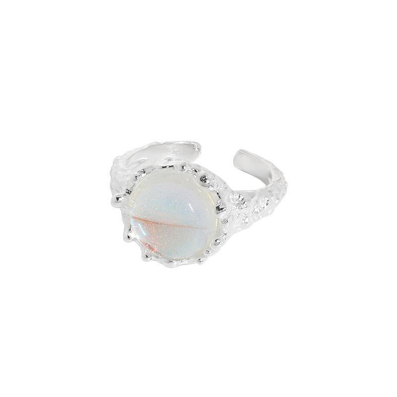 Rainbow Moonstone Ring